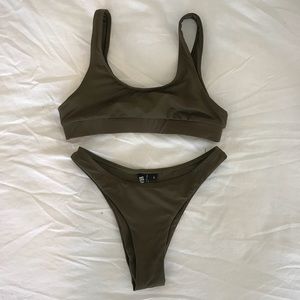 Olive Green Bikini